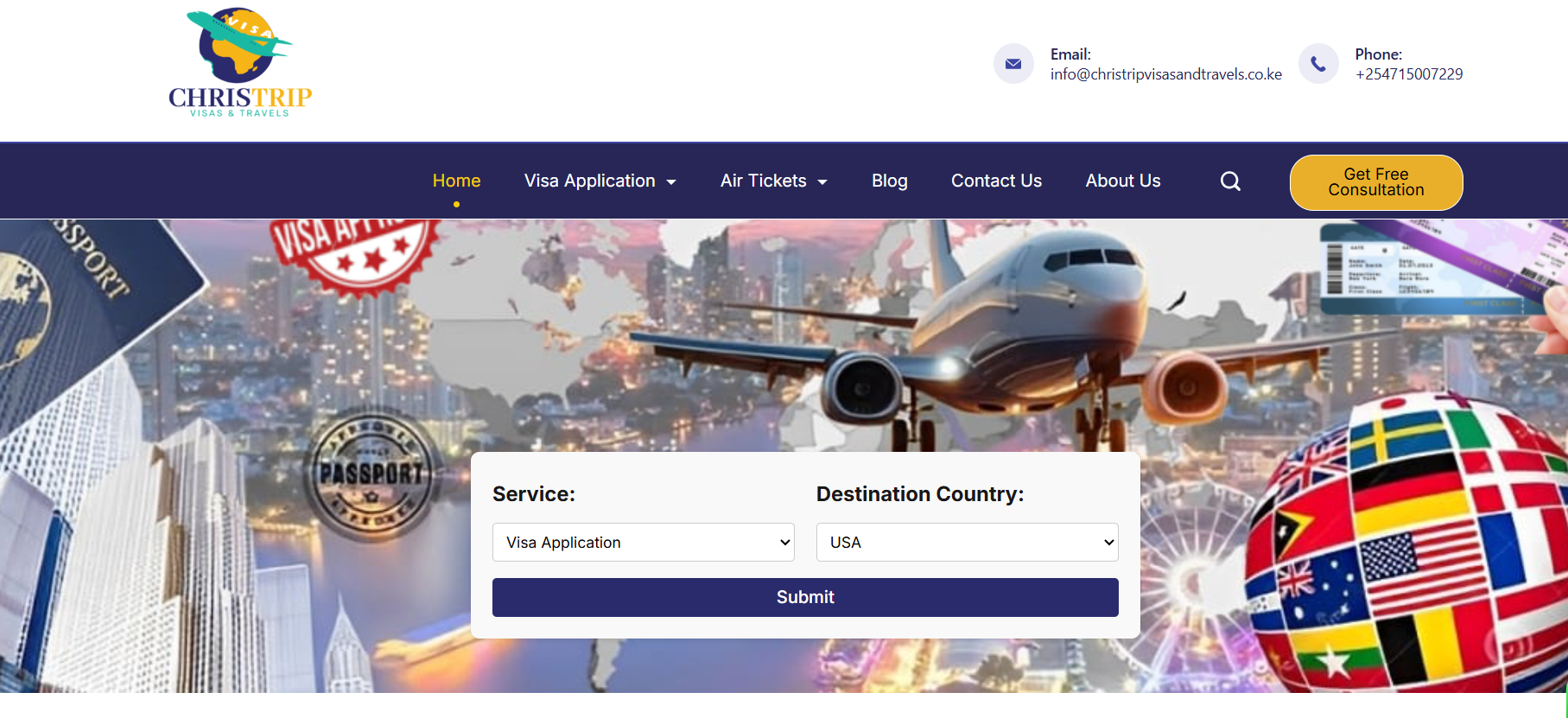 ChrisTrips visas and travels