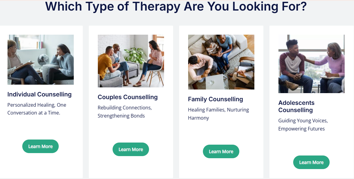 Types of therapy