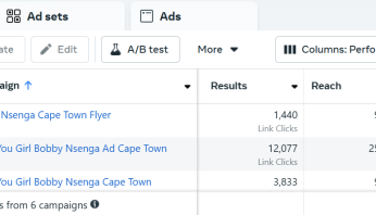 Bobby Nsenga SA Ads
